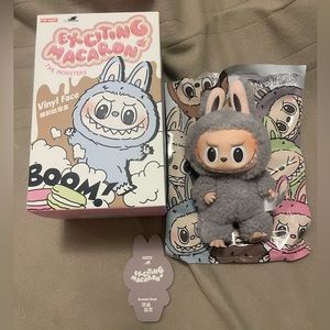 Pop Mart The Monster Labubu Exciting Macaron Sesame Bean